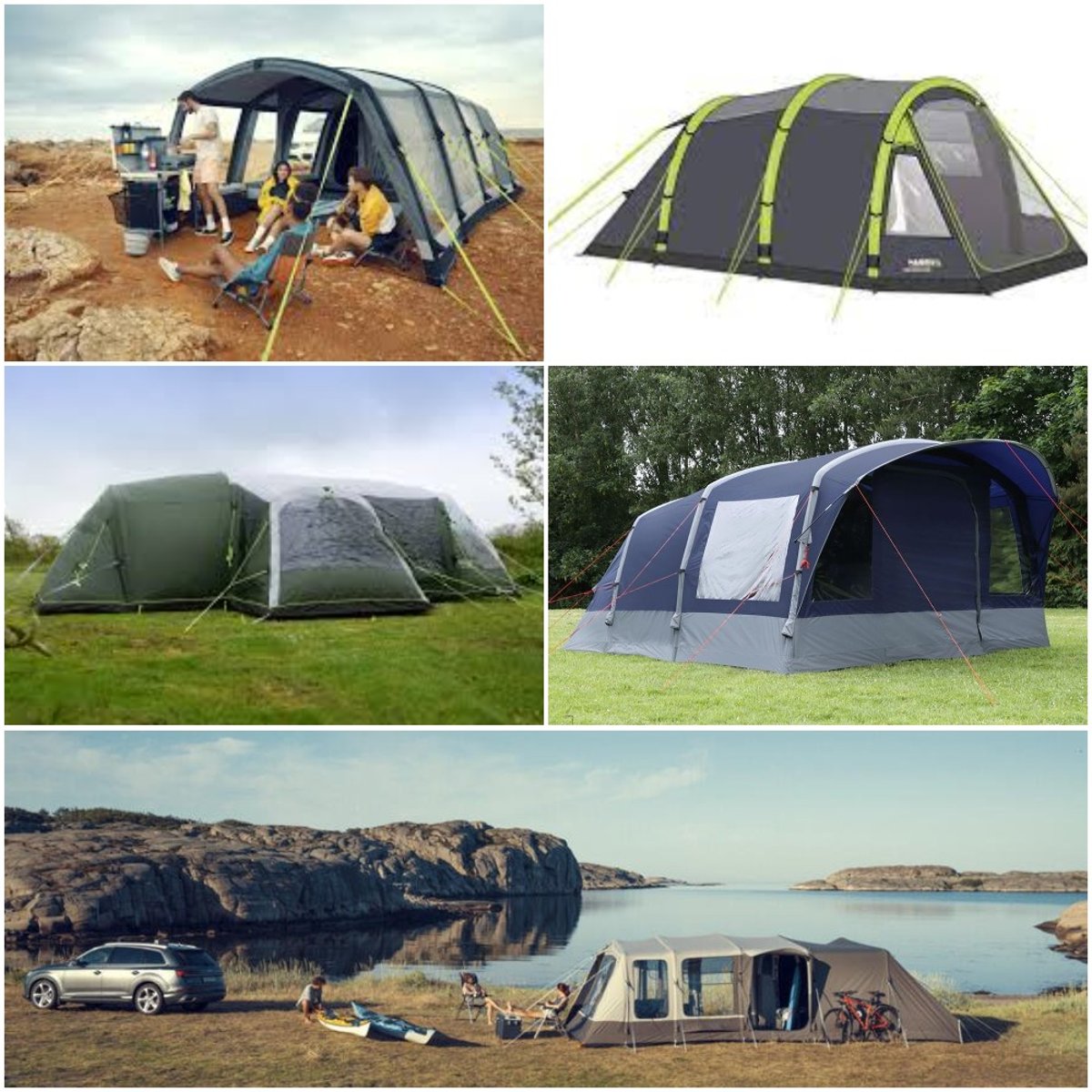 OLYMPUS AIR TENT 6 PERSON MAN INFLATABLE TENT INC PUMP AND CARRY