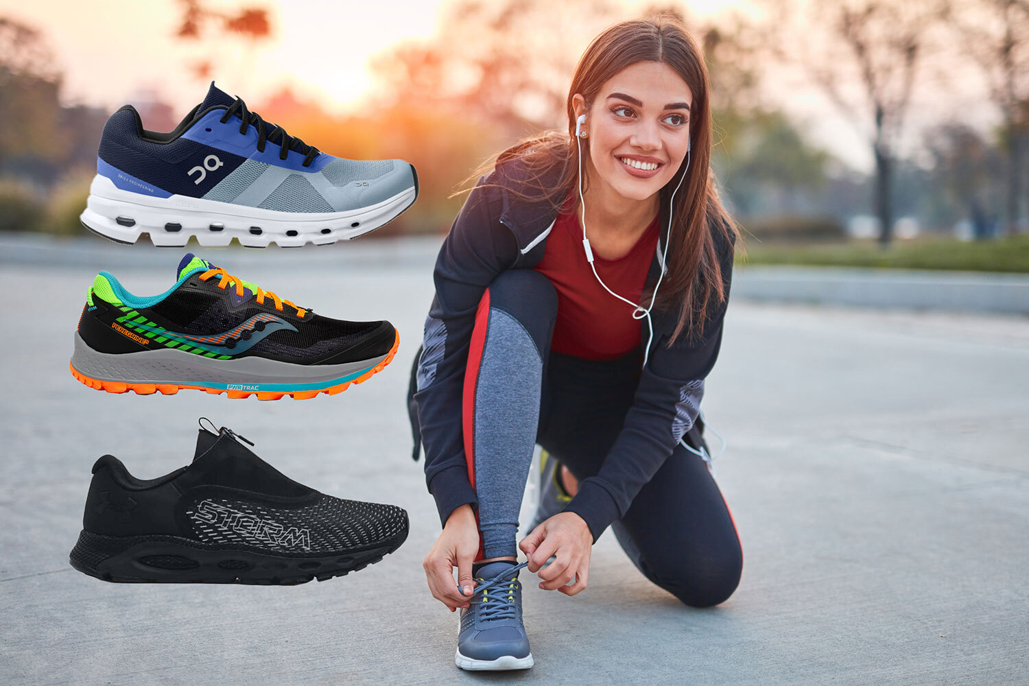 women's trail and road running shoes