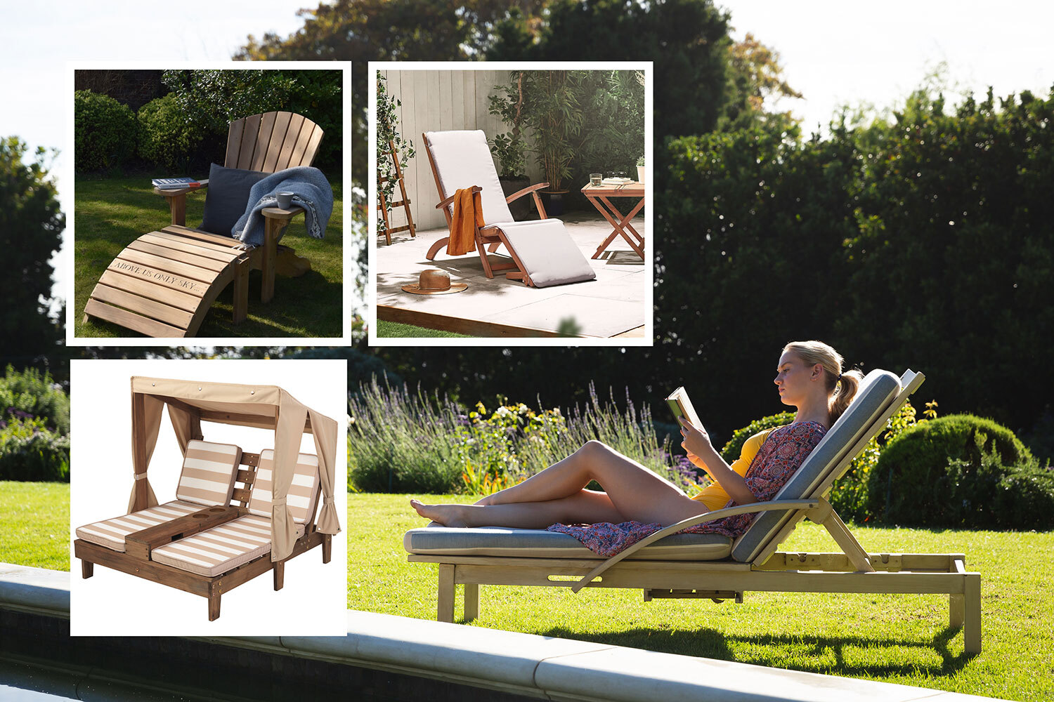 buy garden loungers