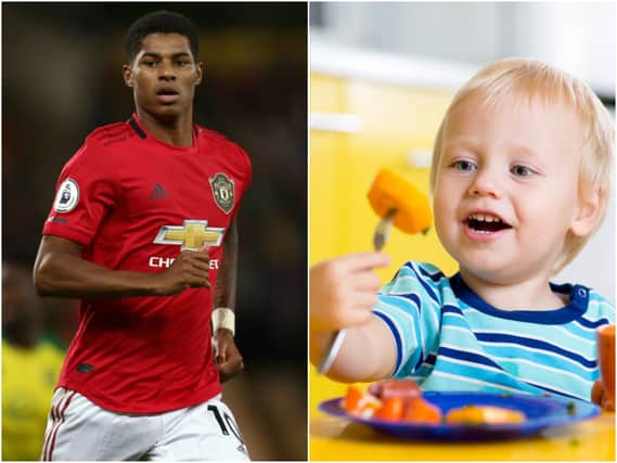 Manchester United and England footballer Marcus Rashford is encouraging people to write to their local MP about supporting recommendations to end the “child hunger pandemic” (Photo: Shutterstock)