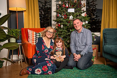 Tour the Edinburgh house crowned Scotland's Christmas Home of the Year