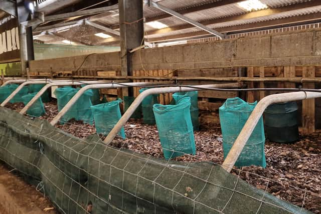 The compost system at Neidpath which follows the Johnson Su method 