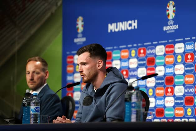 Andy Robertson is set to captain Scotland for the 50th time in the Euro 2024 opener against Germany.