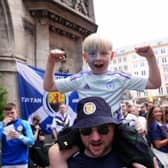Scotland fans at Marienplatz, Munich