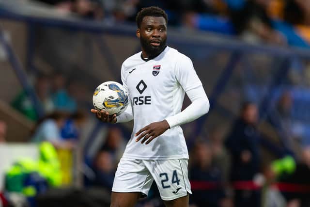 Ross County's Michee Efete will be back in Dingwall next season.
