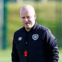 Hearts head coach Steven Naismith during a Heart of Midlothian training session at Oriam, on September 13, 2024, in Edinburgh, Scotland. (Photo by Mark Scates / SNS Group)