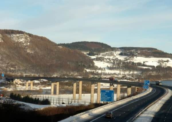 The crash occured on the M90. Picture: Dan Phillips