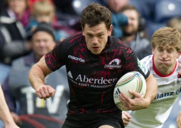 Nick De Luca in action for Edinburgh. Picture: SNS