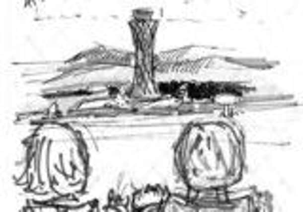 EdinburghSketcher visits the ariport