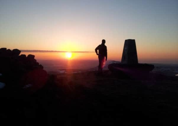 The sunrise at West Lomond. Picture: Aaron Krzyzanowski