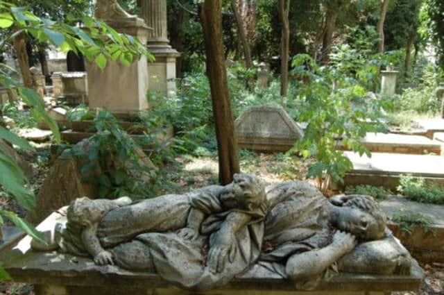 The cemetery in Livorno, above, is now in a state of neglect. Picture: Contributed