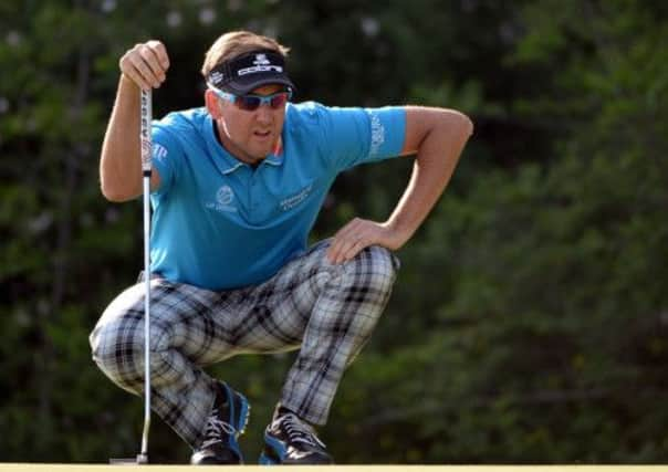 Englands Ian Poulter made an early exit in Bulgaria after a last-hole defeat by Thomas Aiken. Picture: Getty