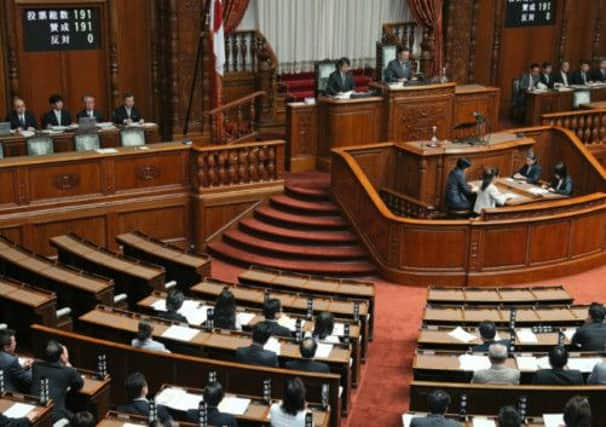 Japans Upper House members approved joining the convention yesterday. Picture: AFP/Getty Images