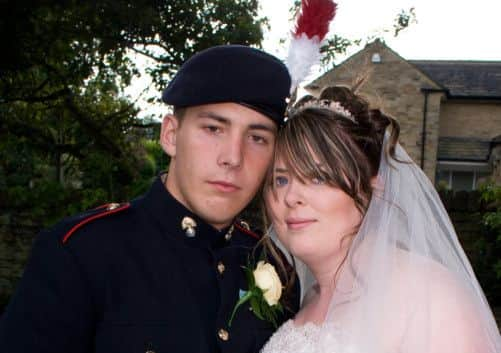 Lee James Rigby and wife  Rebecca