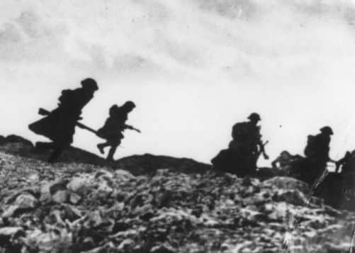 Scottish troops at the Battle of the Somme. Picture: Getty