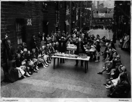 Street party in Corunna Place, Leith.