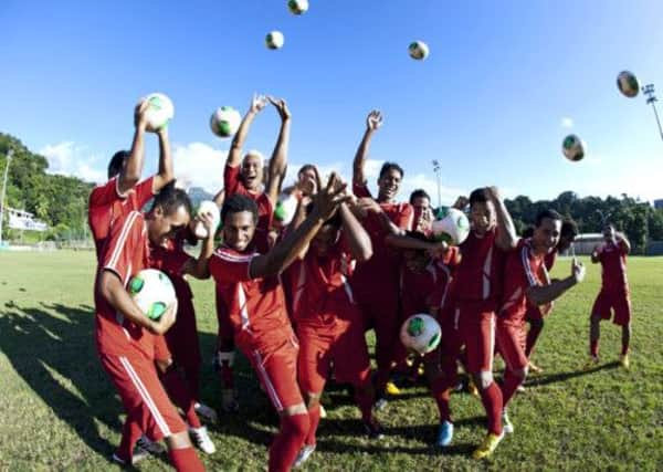 The Tahiti team, aka the 'Toa Aito'. Picture: Getty