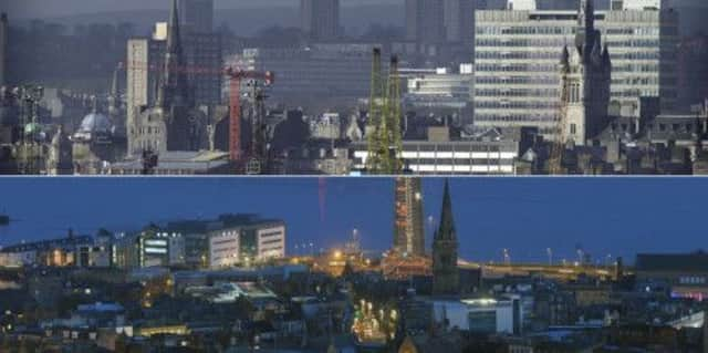 Aberdeen (top) is ahead of Dundee although both are outsiders with the bookies. Picture: TSPL