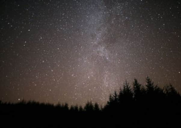 The skies above Galloway Forest Park. Photograph: James Hilder