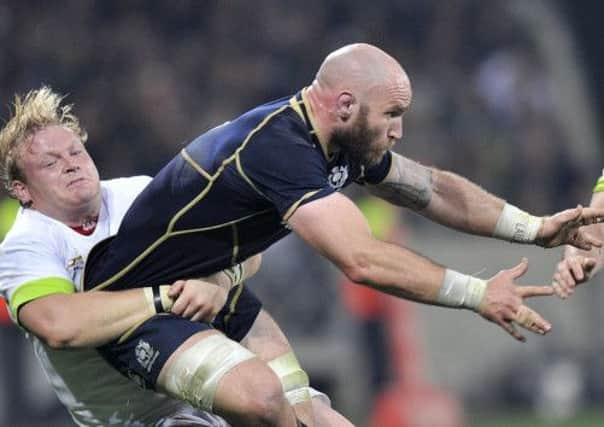 Scotland's Alisdair Strokosch was voted the side's best player. Picture: Getty