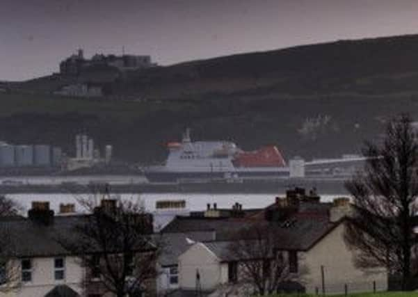 The ferry terminal at Douglas on the Isle of Man. Picture: PA