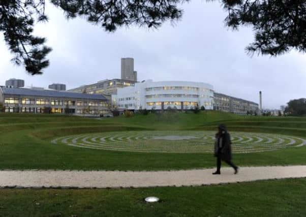 The man was taken to Ninewells Hospital in Dundee. Picture: Ian Rutherford