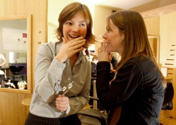 Two lassies having a blether. Picture: TSPL