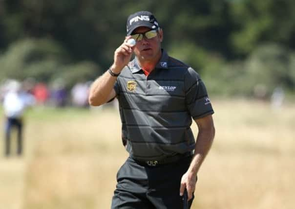 Lee Westwood shot a 68 today at Muirfield. Picture: Getty