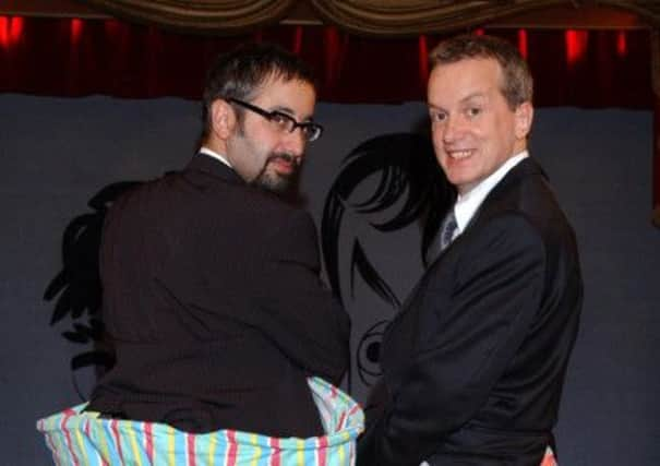 David Baddiel (left) and Frank Skinner. Picture: PA