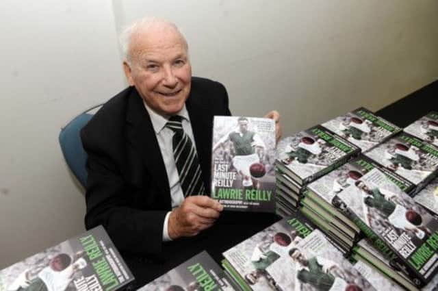 Hibs legend Lawrie Reilly. Picture: Greg Macvean