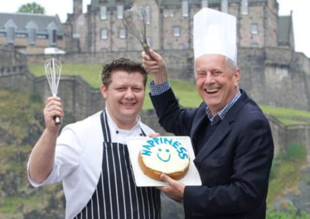 Gyles Brandreth and Mark Greeneway. Picture: Joey Kelly