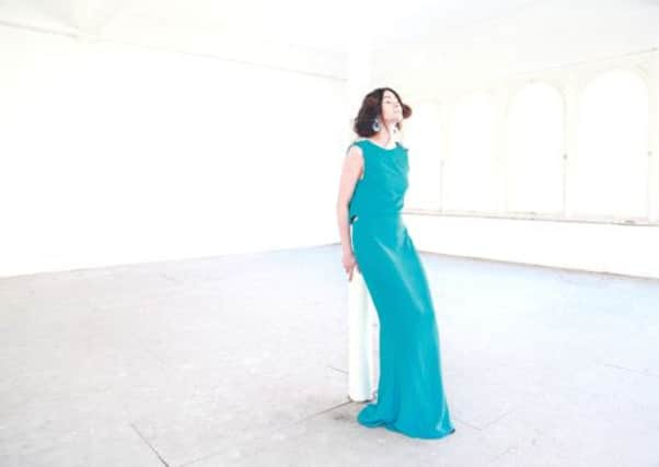 Blue 'Lima' dress £225, Carolyn Baxter. Picture: Levi Macdonald