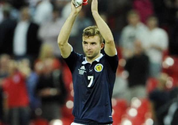 Goalscorer James Morrison applauds fans  - and perhaps Alan Brazil's punditry, too. Picture: Phil Wilkinson