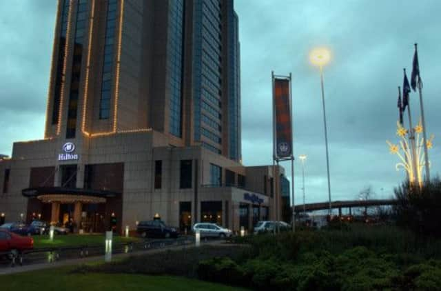 The Hilton Hotel in Glasgow. Picture: TSPL