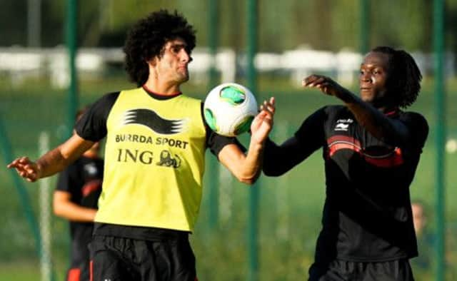 £27.5m Merouane Fellaini is one of many costly Belgian players who will face Scotland. Picture: Getty Images