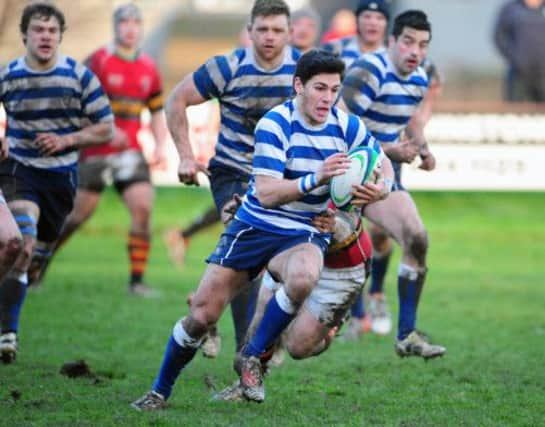 Sam HidalgoClyne in action for Heriots earlier this year but he was denied that opportunity by Edinburgh last weekend. Picture: Ian Rutherford