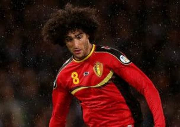 Red Devil: Marouane Fellaini got big move. Picture: Getty