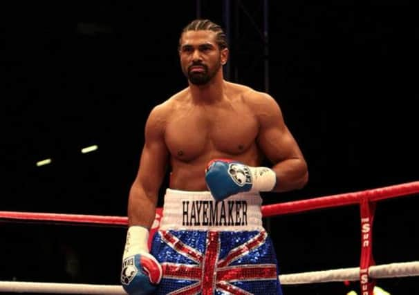 David Haye: Heavyweight clash. Picture: PA