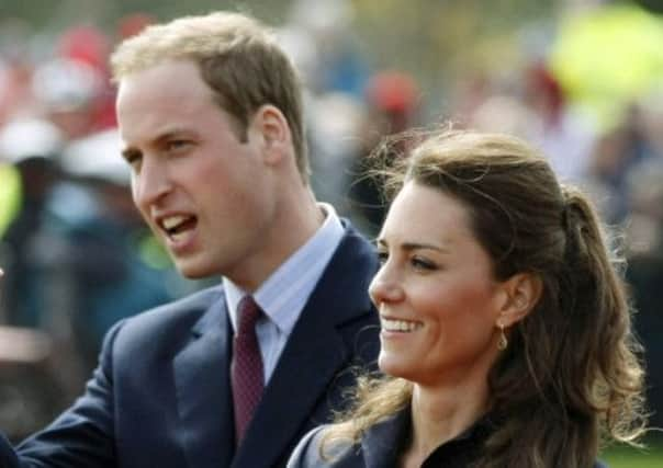 The Duke and Duchess of Cambridge have a new coat of arms to symbolise their marriage. Picture: AP