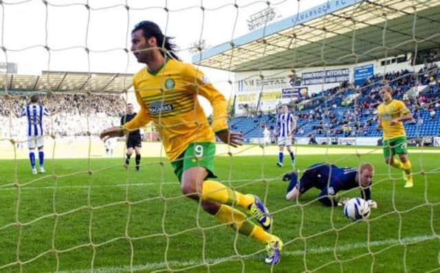 Neil Lennon described the performance of Georgios Samaras as world class. Picture: SNS