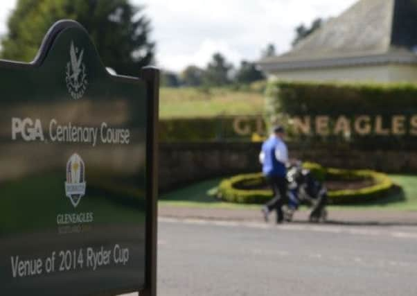 Gleneagles will host the Ryder Cup in 2014. Picture: Neil Hanna