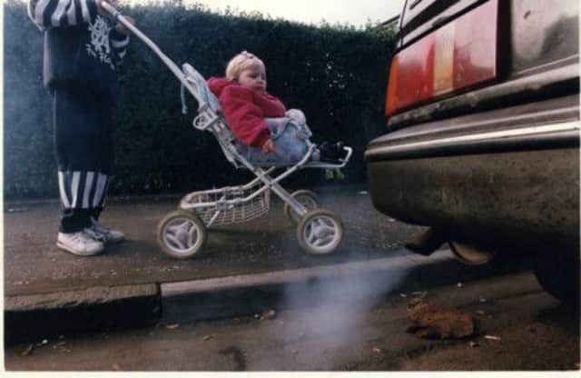 Car fumes are one way fresh air becomes laced with pollutants. Picture: Robert Perry