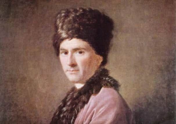 1766 portrait of the philosopher Jean-Jacques Rousseau by Allan Ramsay