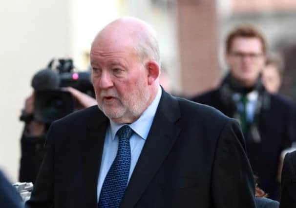 Charles Clarke arrives at the Old Bailey in London. Picture: PA