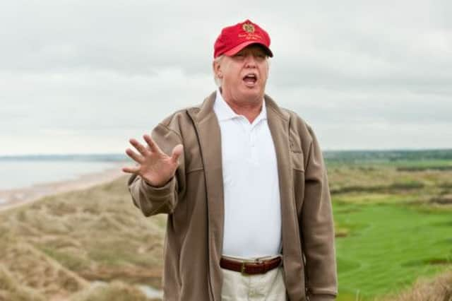 Donald Trump Jr at the Court of Session in Edinburgh. Picture: PA