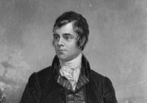 Robert Burns. Picture: Getty