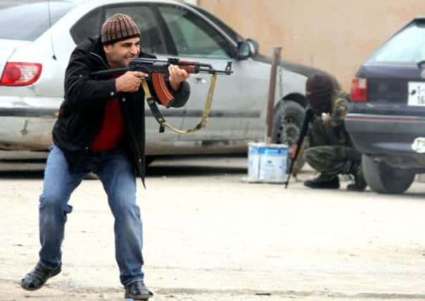 Clashes in Benghazi between army units and militia continued yesterday. Picture: Getty