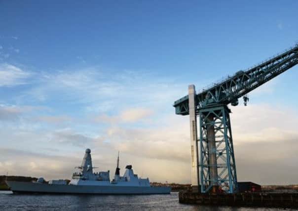Royal Navy’s Type 45 destroyer returns to the Clyde