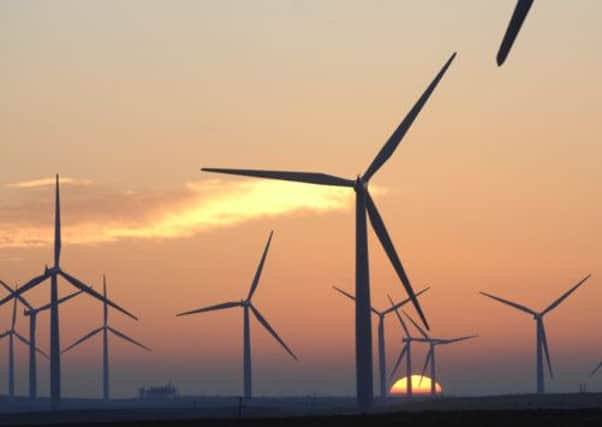 A gas well's production is four times the lifetime output of a wind turbine.  Picture: Ian Rutherford