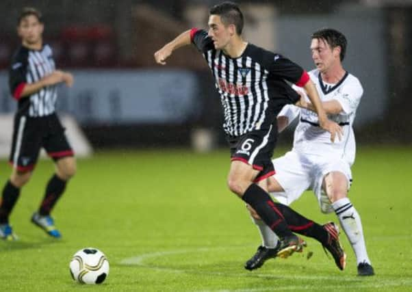 Scotland Under-21 manager Billy Stark has been watching Dunfermlines Shaun Byrne. Picture: SNS